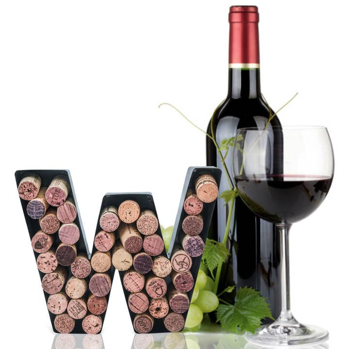 MADE EASY KIT - Wholesale Wine cork holder - Made Easy Kit Metal Letter Wine Cork Holder w/Wall Mount Kit94