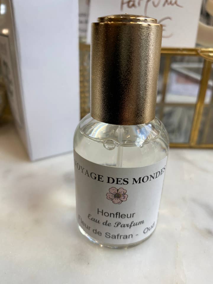 Honfleur Saffron-Oud Eau de Parfum 50ml for wholesale by Voyage des mondes