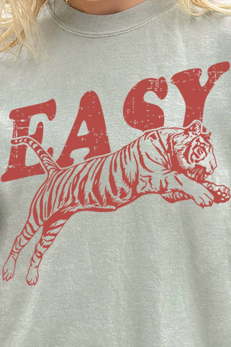 Wholesale Accessory Market - Wholesale Screen Printed T-Shirt - Women's - Easy Tiger Comfort Colors Adult Ring-Spun Cotton Tee1