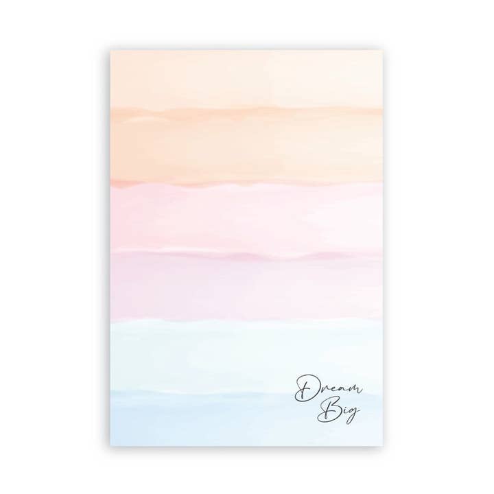 Blocco Note Post-it® "Sogna in Grande" – 4x6 – Note adesive acquerello per la vendita all'ingrosso da parte di Post-it® Notes Design Series