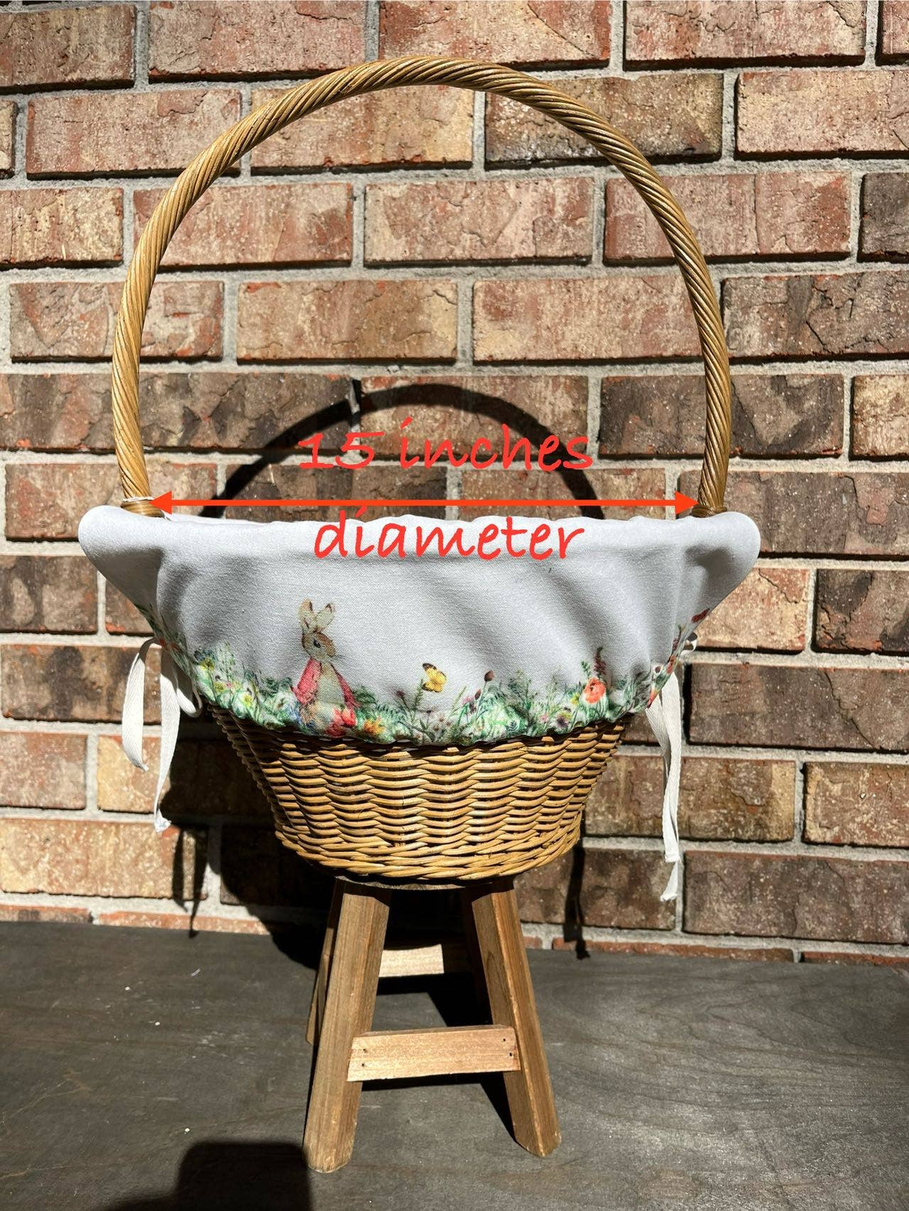 LoveFarmhouseCraft - Wholesale Basket - Kids & Baby - Rabbit Easter basket liner,easter basket liner boy or girl8