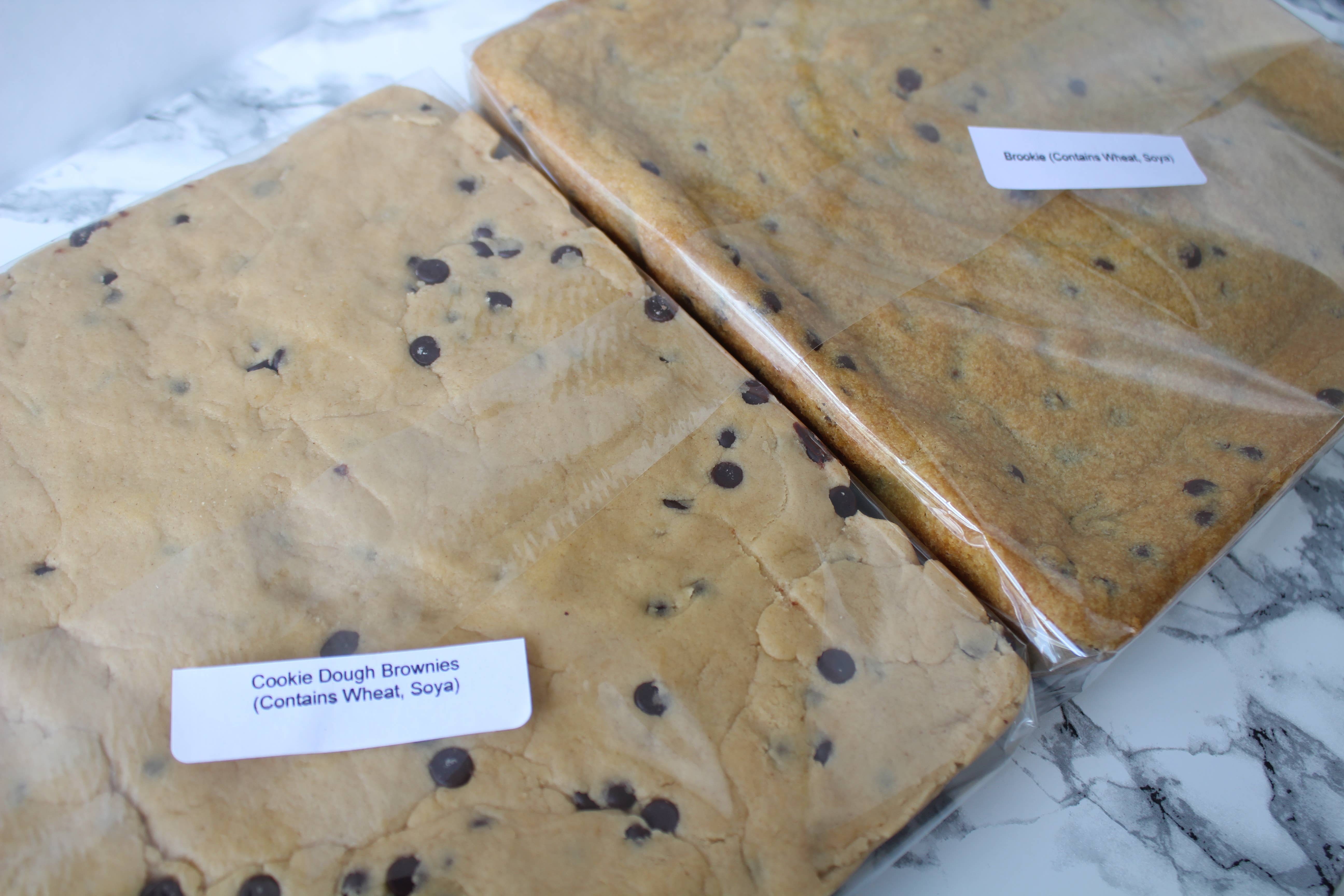 Untainted Tastes – wholesale Brownie – Cookie Dough Brownies (Vegan)1