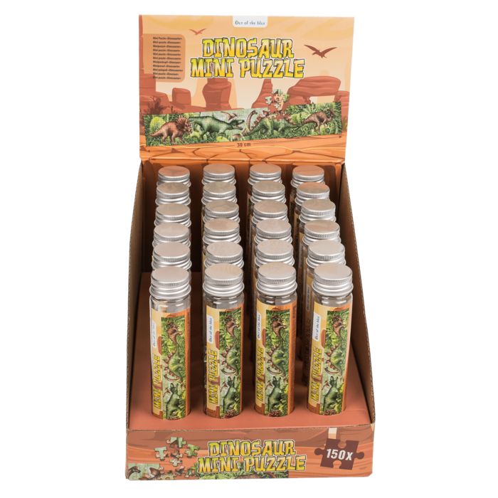 Out of the blue KG - Wholesale Puzzle - Kids - Mini-Puzzle, Dinosaur, 150 pcs.,1