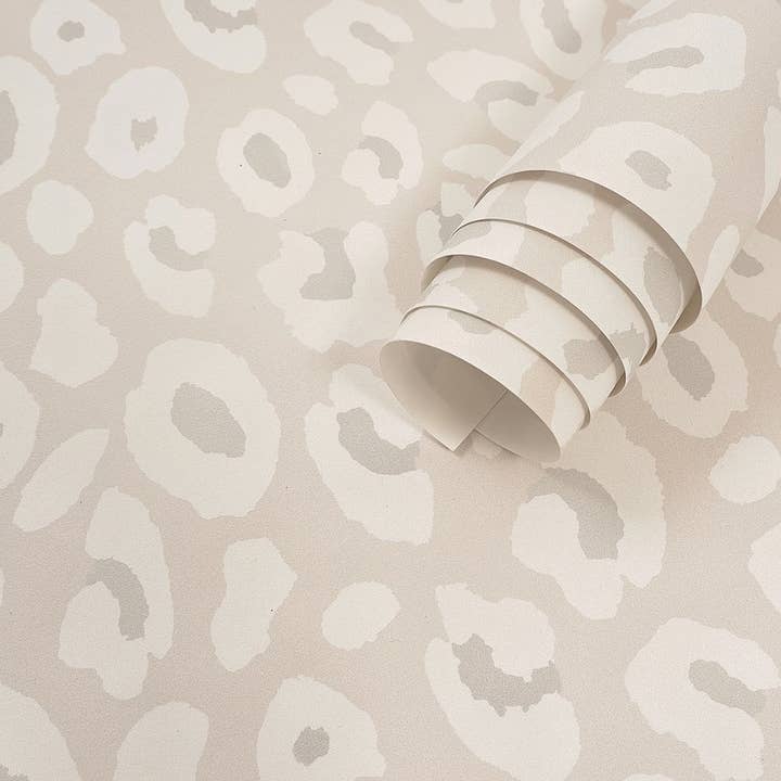 Janemade Products - Wholesale Wallpaper - Wallpaper Collection - Neutral Leopard Print - Roll