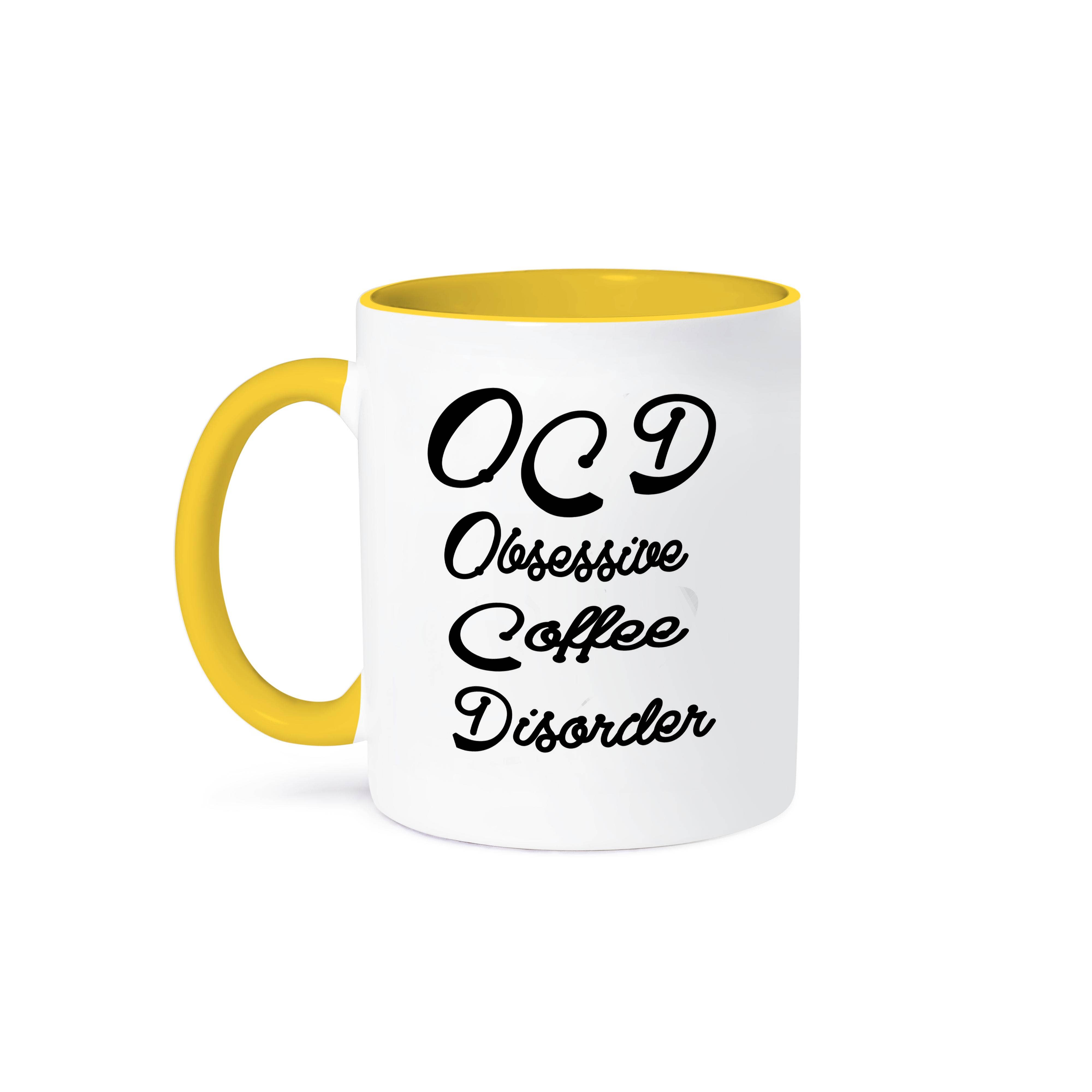 3dRose - Vendita all'ingrosso Tazza - 3dRose, Disturbo Ossessivo del Caffè OCD Citazione Divertente, Tazza0