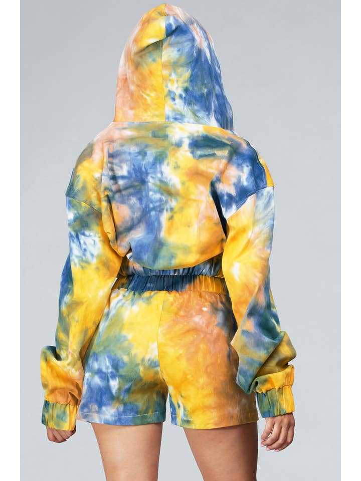 Multi Mix Tie-Dye Print Two-Piece Set for wholesale on Faire