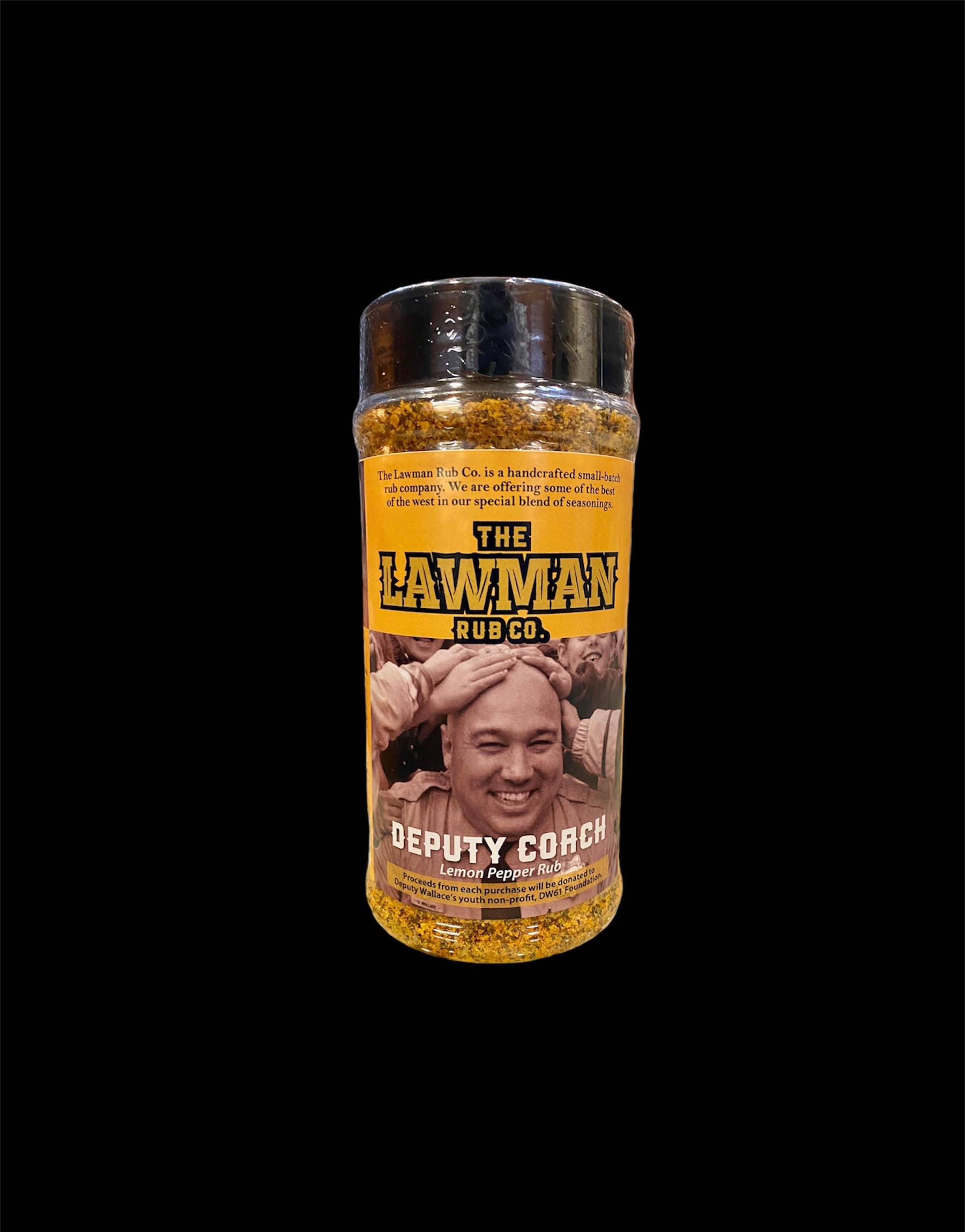 The Lawman Rub Co - Wholesale Rub - Deputy Coach- Lemon Pepper 5# bag1