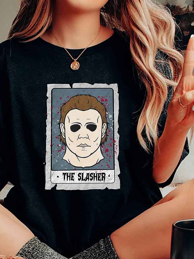 Michael Myers Tarot Card Shirt, Halloween Tarot Shirt for wholesale by iBuyCanvas