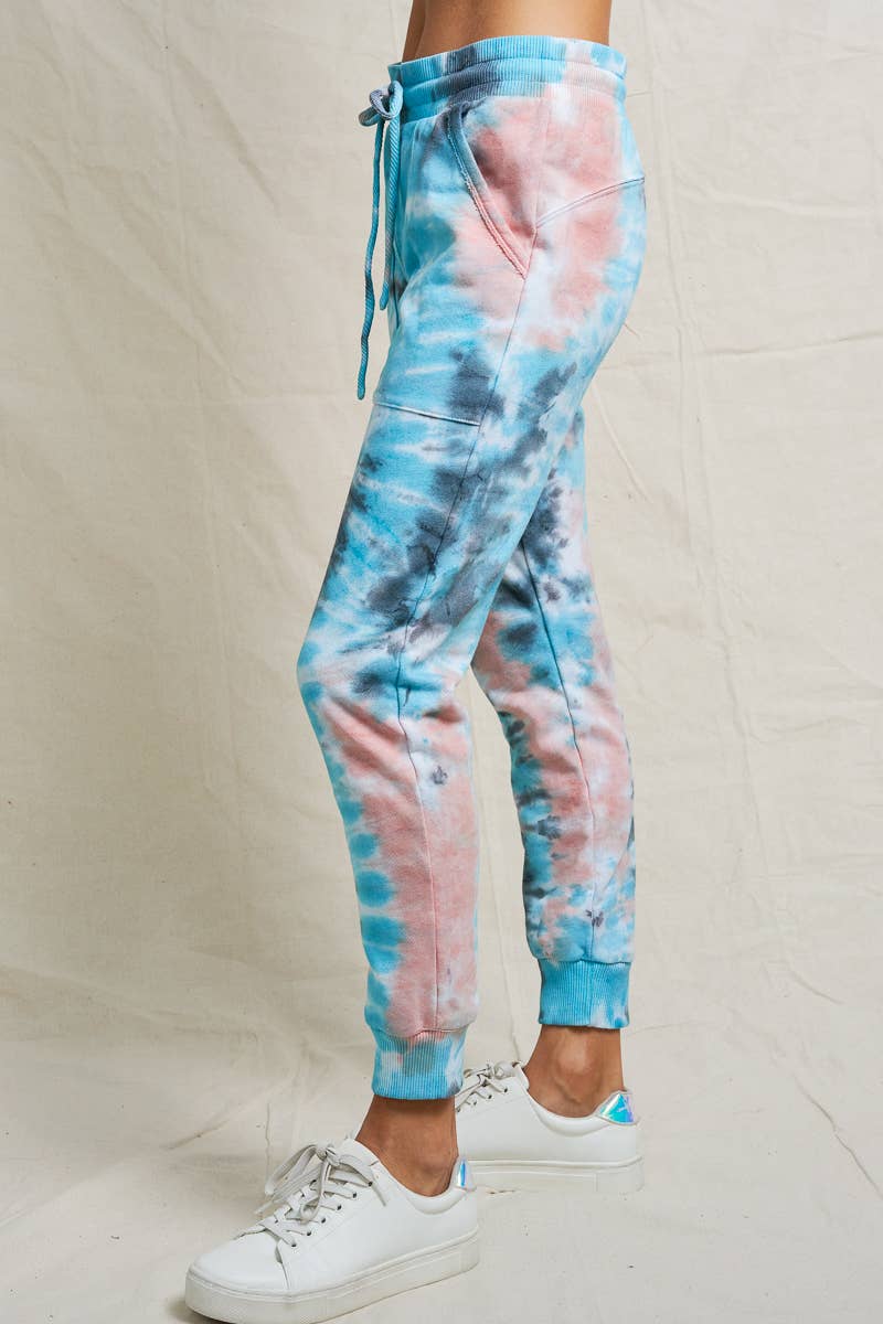 lalamia - Venta al por mayor Pantalones de chándal/cómodos - Mujer - MPT25291GD-BLUECOMBO5