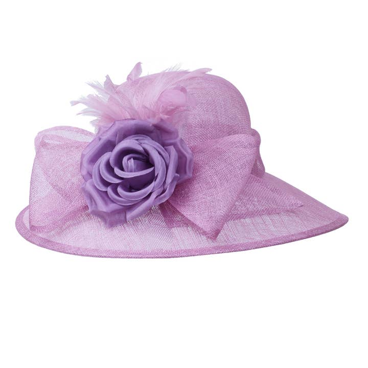 Toucan Hats/Carole Amper Inc. - Vendita all'ingrosso Fascinator - Donna - Paralume Sinamay Rose3