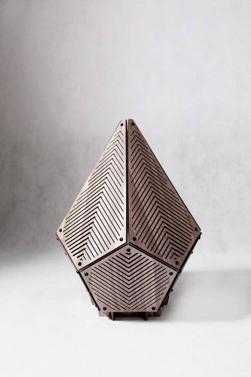 PAPERCRAFT WORLD - Wholesale DIY Craft Kit - SINAR Linez 3D Papercraft Table Lamp9