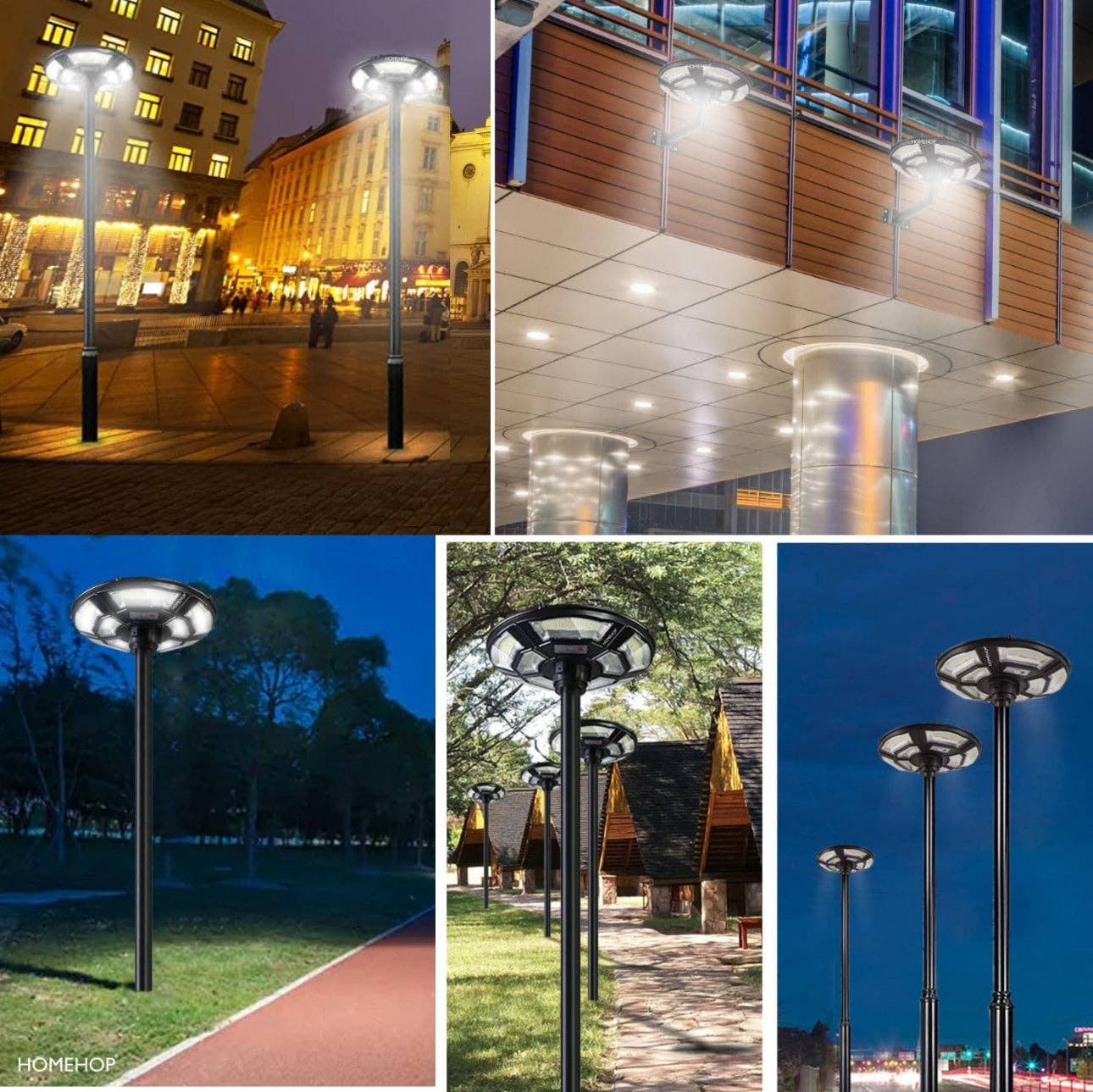 OutdoorSolarOutlet - Wholesale Outdoor/Lawn Light - 2500W Solar Outdoor Light UFO Garden Pole And Wall Street Lights For Home, Yard, Farmhouses with Remote11