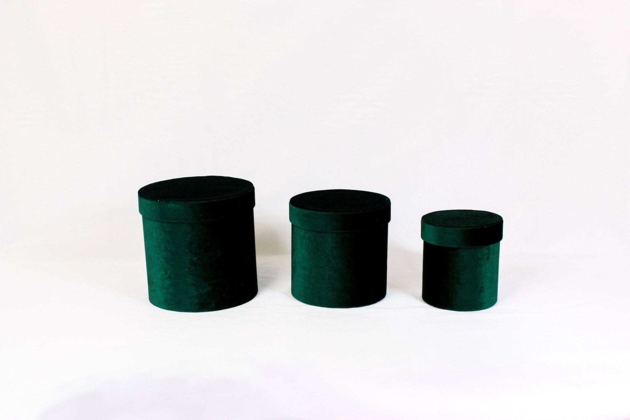 Elegant Design Supply - Wholesale Gift Box - Velvet Round Flower Hat Box with Lid6