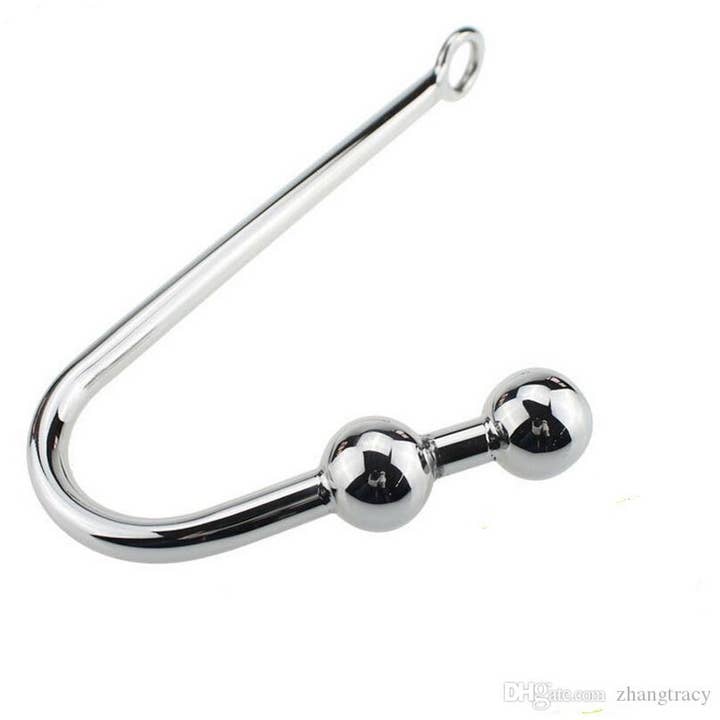Bondage - Anal Hook For Rope - Double Ball for wholesale by Plesur Body Products