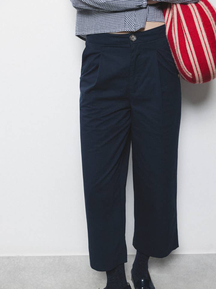 Einfache Faltenhose (409177-47) für den Großhandel von Lanidor