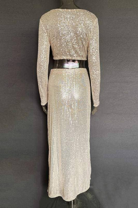 Queen Fashion - Wholesale Skirt - Women's - sequins long skirt11