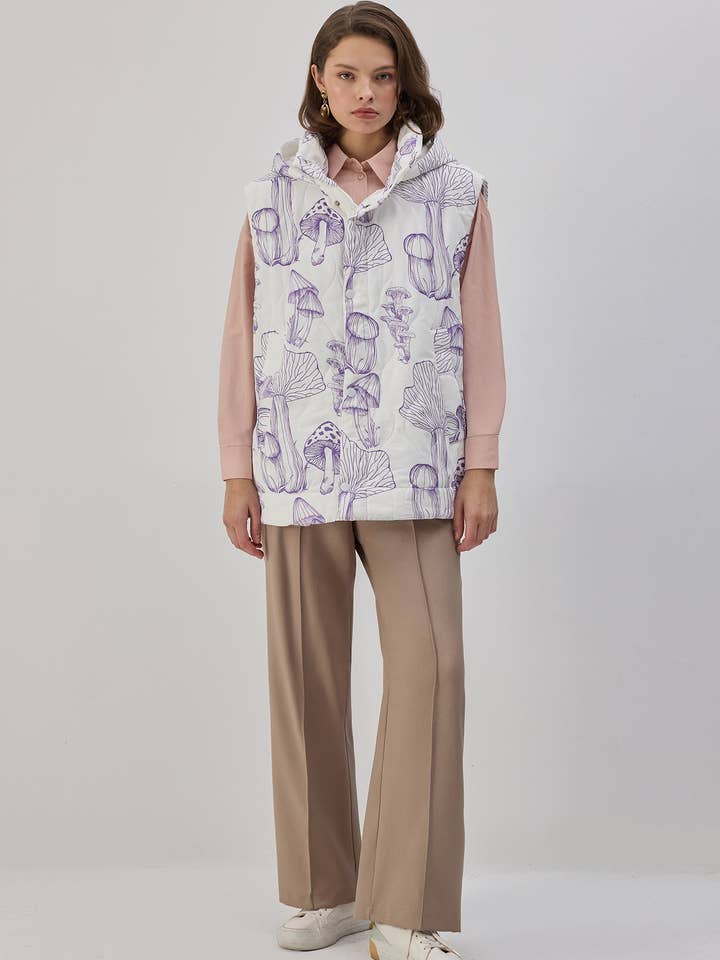 Huvtröja med vadderad väst för wholesale av Touché Privé