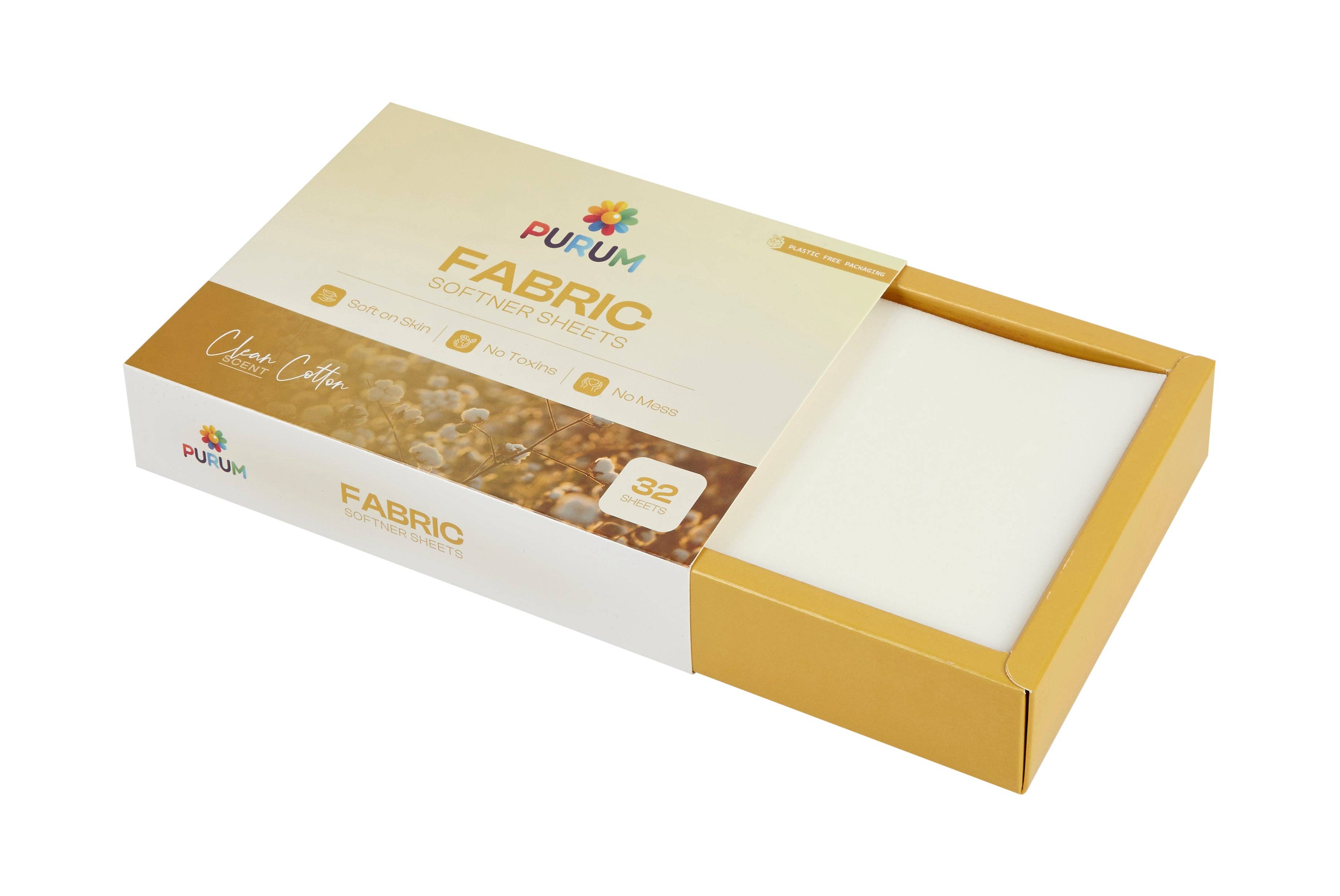 Re:gn – wholesale Fabric softener – Purum Fabric Conditioner Sheets - Clean Cotton Scent1