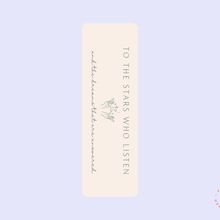 Paperback Fable & Co. - Wholesale Bookmark - To The Stars Who Listen - Bookmarks