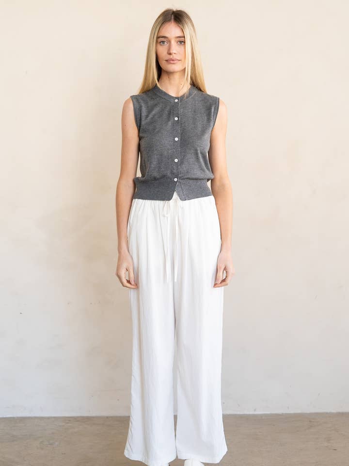 CLASSIC KNITTED VEST for wholesale by ELLE GREY