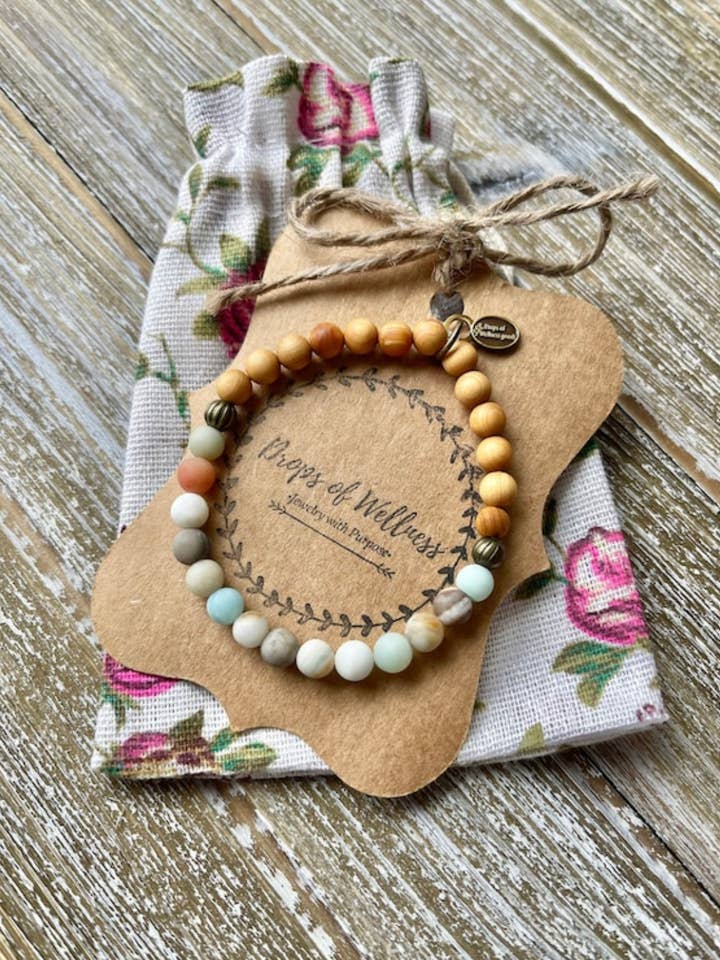The Haven, Diffusor-Armband, Aromatherapie-Schmuck, Boho für den Großhandel von Drops of Wellness Goods