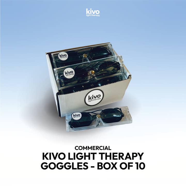 Kivo Red Light Therapy - Wholesale Sunglasses - Unisex - Kivo Goggles: Protect your eyes (Pack of 3)2