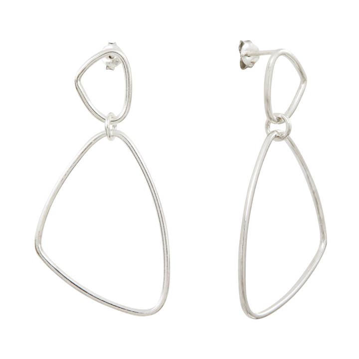 Boucles d'oreilles Hemera Nue en argent pour la vente par Aurore Havenne