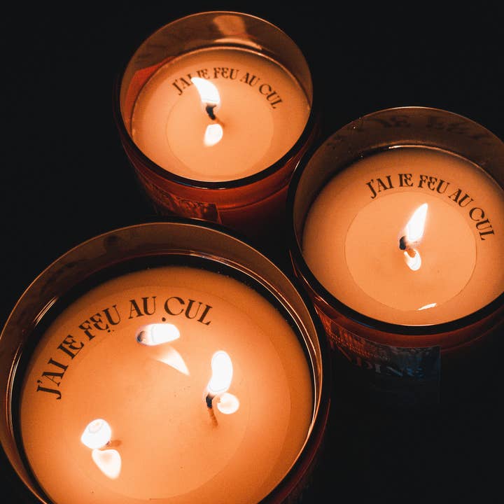 Gourgandine bougies – Großhandel Kerze im Glas / gefüllte Kerze – Nachrichtkerze Kaffee Orangenblüte Zucker, Rapswachs3