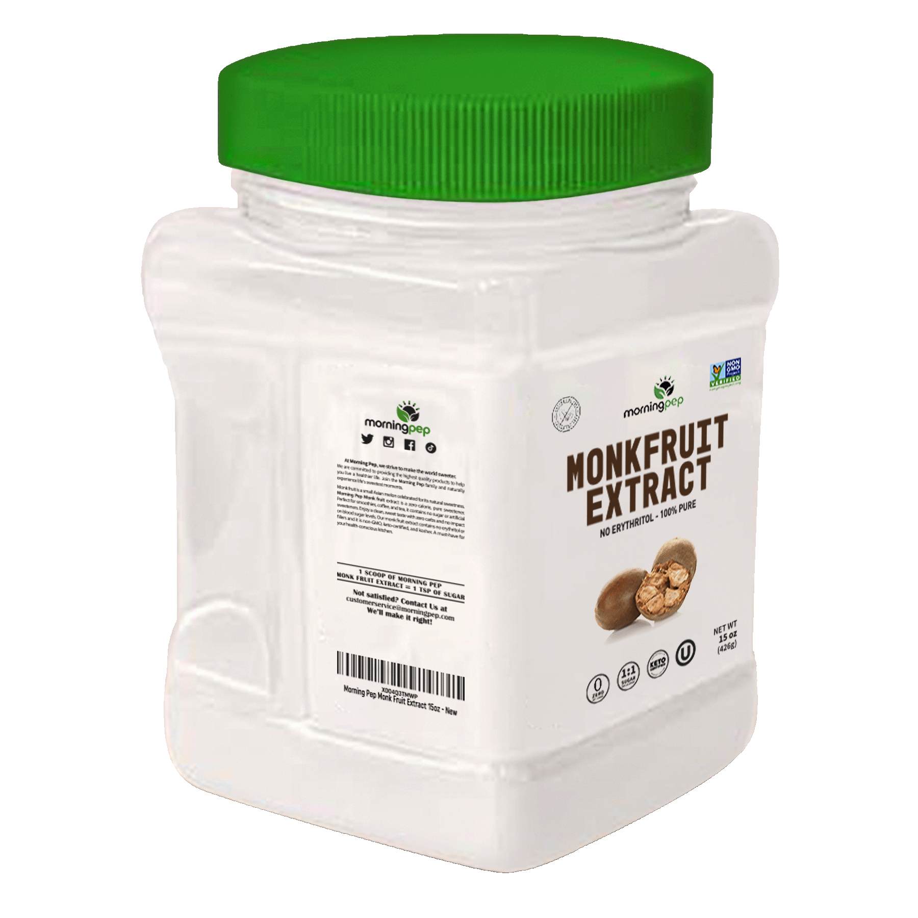 Durelife - Wholesale Sugar/Sweetener - Morning Pep 100% Pure Monk Fruit Extract Sweetener11