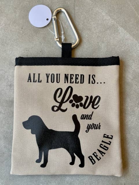 Beagle Pet Treat Bag for wholesale by Gifted Wholesale Ltd