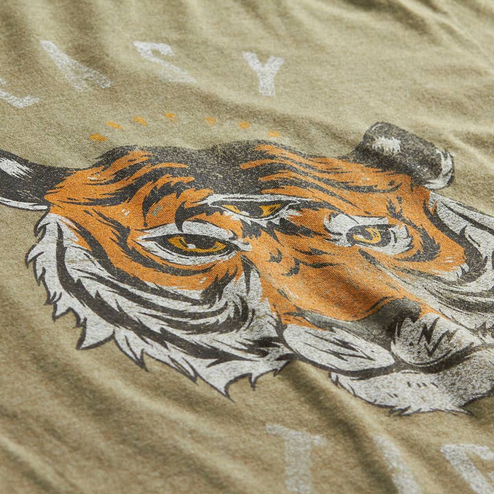 Orchard Street Apparel - Vendita all'ingrosso Maglietta serigrafata - Unisex - Easy Tiger - Maglietta vintage unisex, colore verde