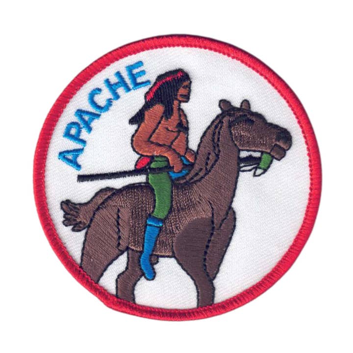 Happy Wood Products - Wholesale Patch - APACHE Native American Patch - 72010