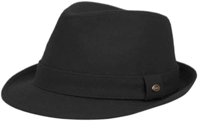 Funky Junque - Wholesale Fedora - Men's - Men's Wool Fedora - Black0