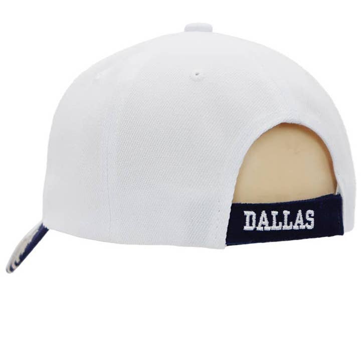 Cap Zone – Engroshandel Baseballkasket - Unisex – Dallas Logo broderet twill akryl baseballkasket8