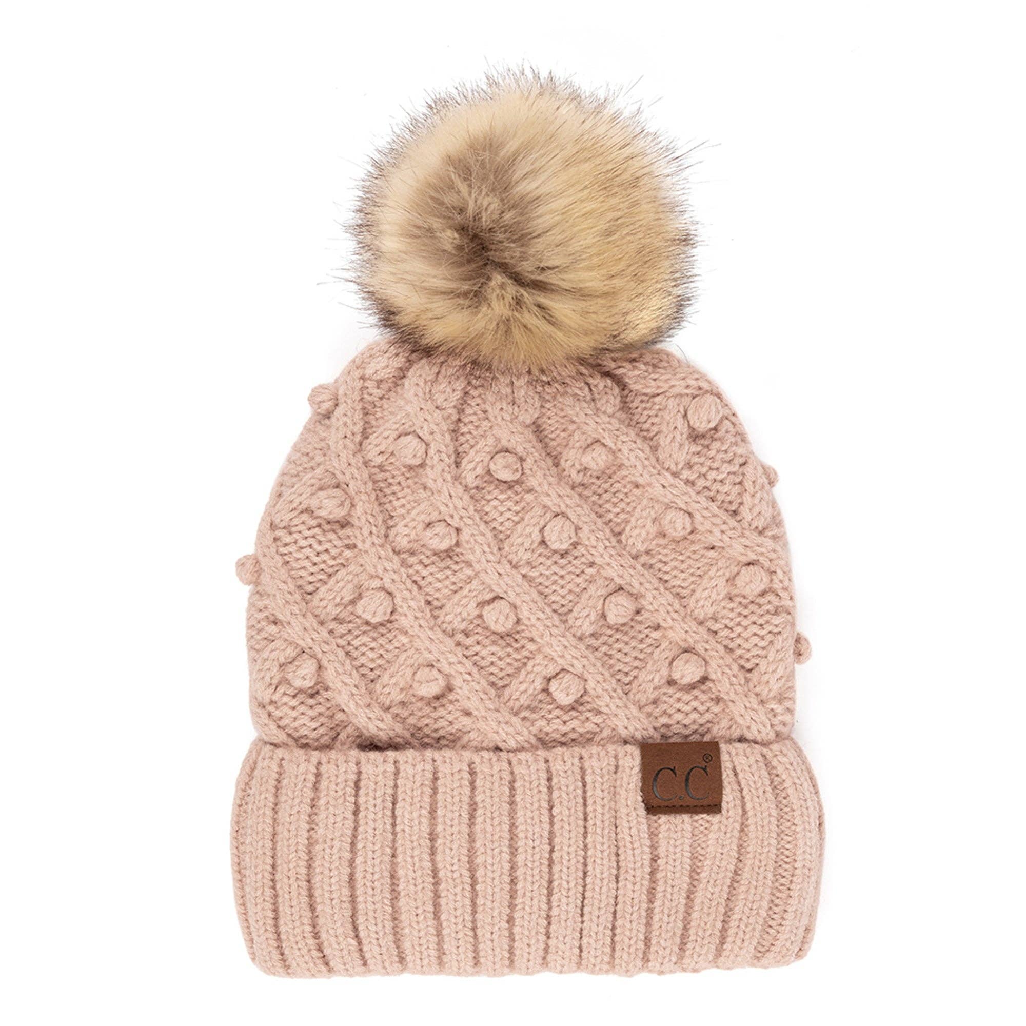 Truly Contagious – wholesale Mössa - Dam – CC Crafted Pom Detalj Mössa (HAT-3836)10