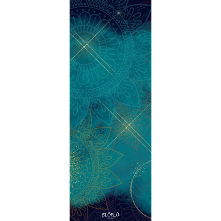 Suede SLOFLO Combination Yoga Mat 4mm Tranquility for wholesale by Sloflo World