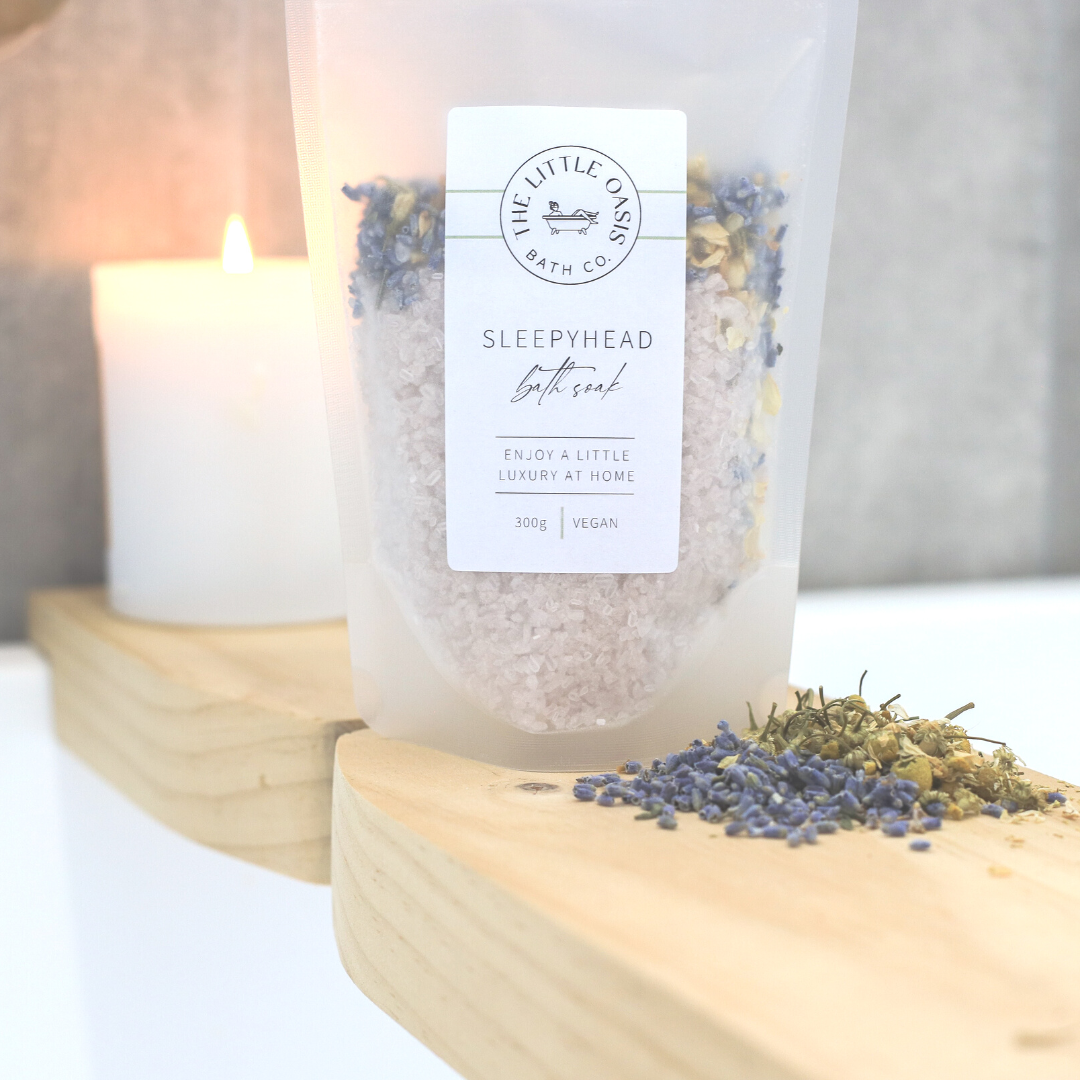The Little Oasis Bath Co. - Wholesale Bath soak/milk - SLEEPYHEAD | MAGNESIUM BATH SOAK - STANDARD5