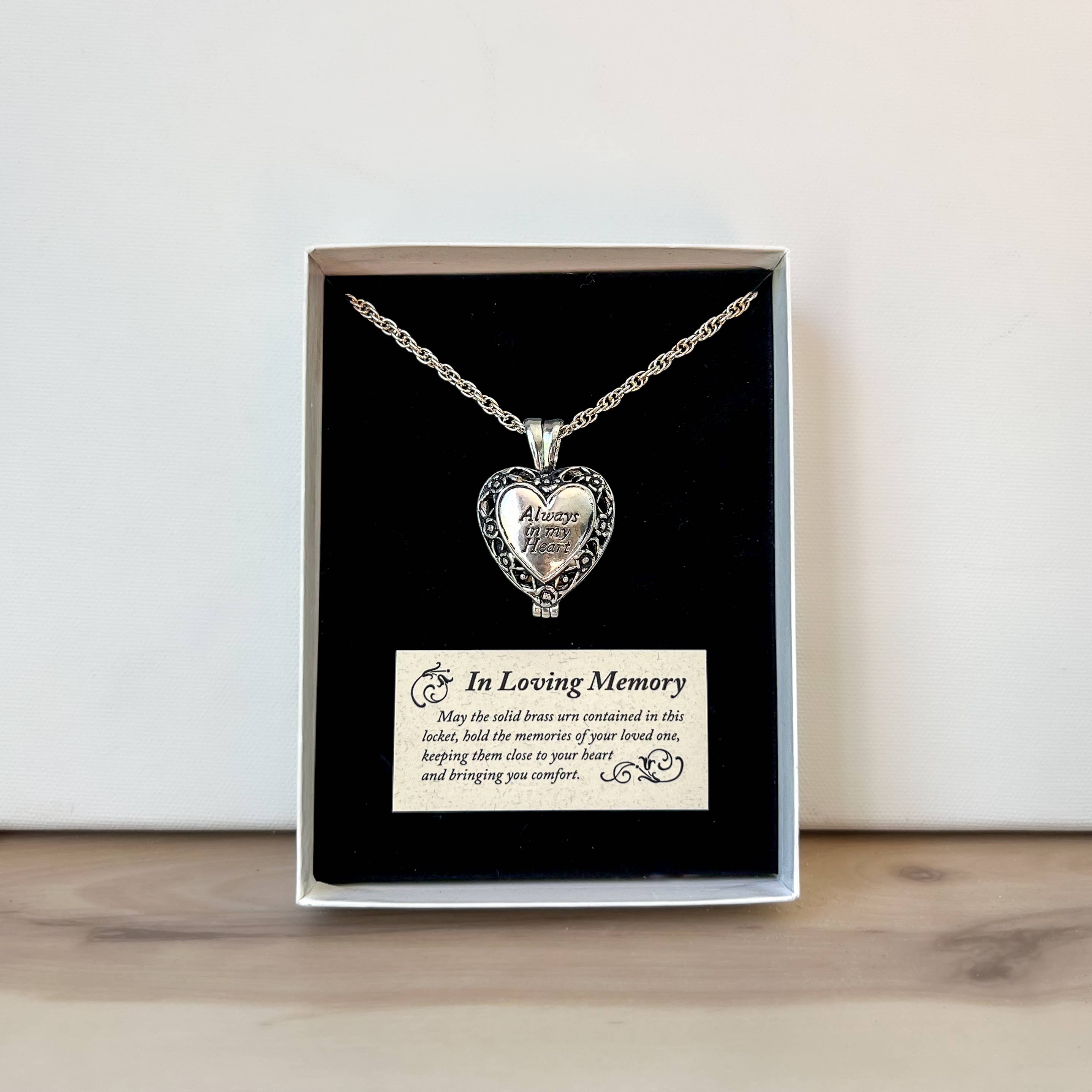 Abbey + CA Gift - Wholesale Locket necklace - Always In My Heart Locket