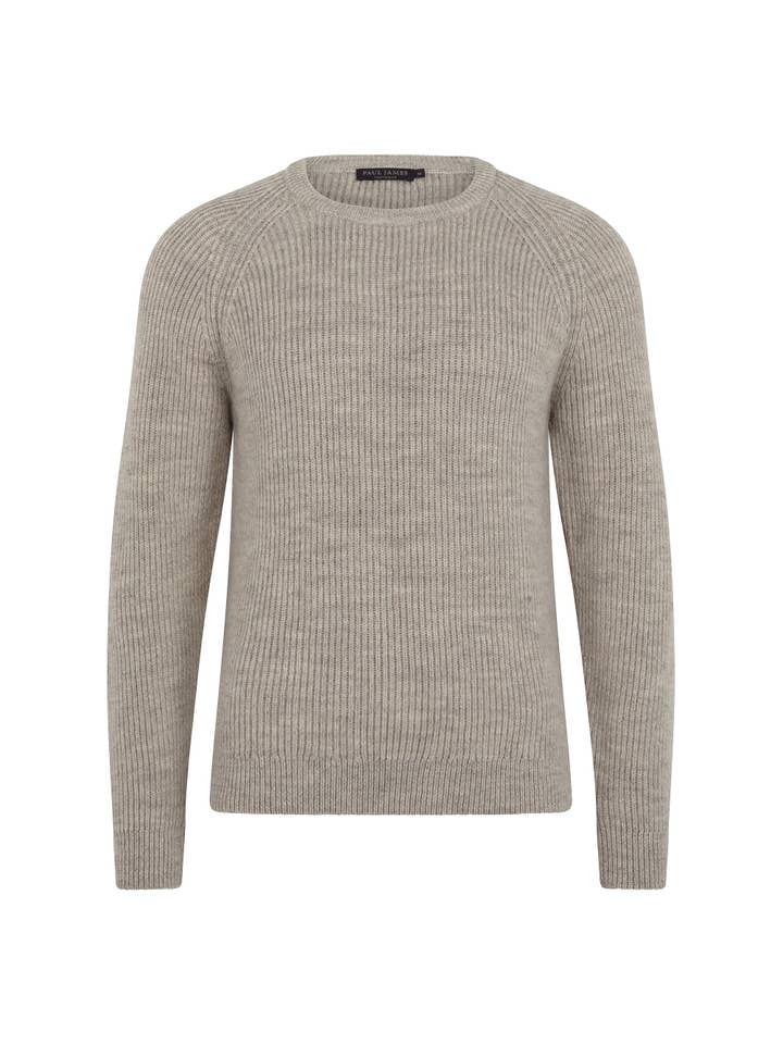 Paul James Knitwear - Wholesale Knitted jumper – Men′s - Mens Sheepsoft British Wool Fisherman Rib Knit Jumper9