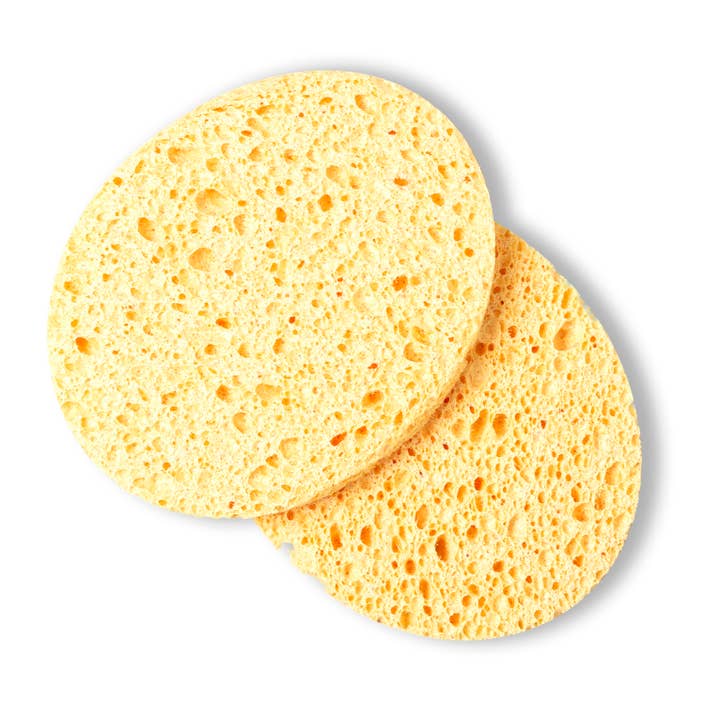 basicare - Wholesale Makeup Sponge/Blender - Natural Cellulose Sponges | x2