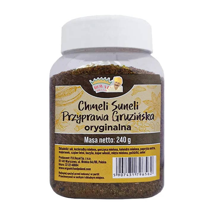 Chmeli Suneli Spezia Georgiana Originale in barattolo 240 g Buona per la vendita all'ingrosso da parte di Royal Brand