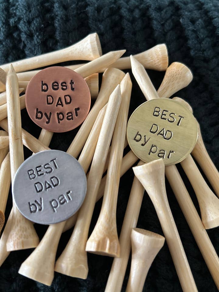 Marcador de Golfe - melhor por par por atacado de Rawkette Custom Jewellery & Gifts