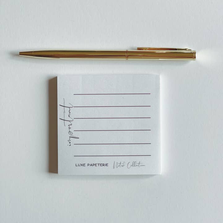 NOTA ADESIVA: IMPORTANTE por atacado de Luxe Papeterie