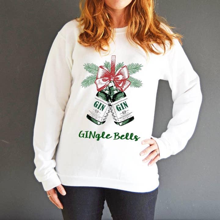 'Gingle Bells' Christmas Jumper for wholesale by Of Life & Lemons
