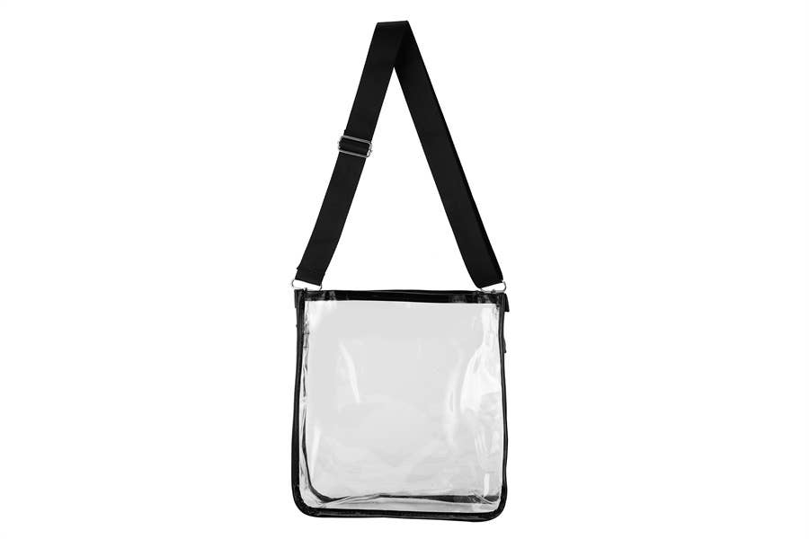 Nima Accessories Inc - Wholesale Crossbody Bag - Women's - Ladies Crossbody Clear See Thru PVC Handbag0