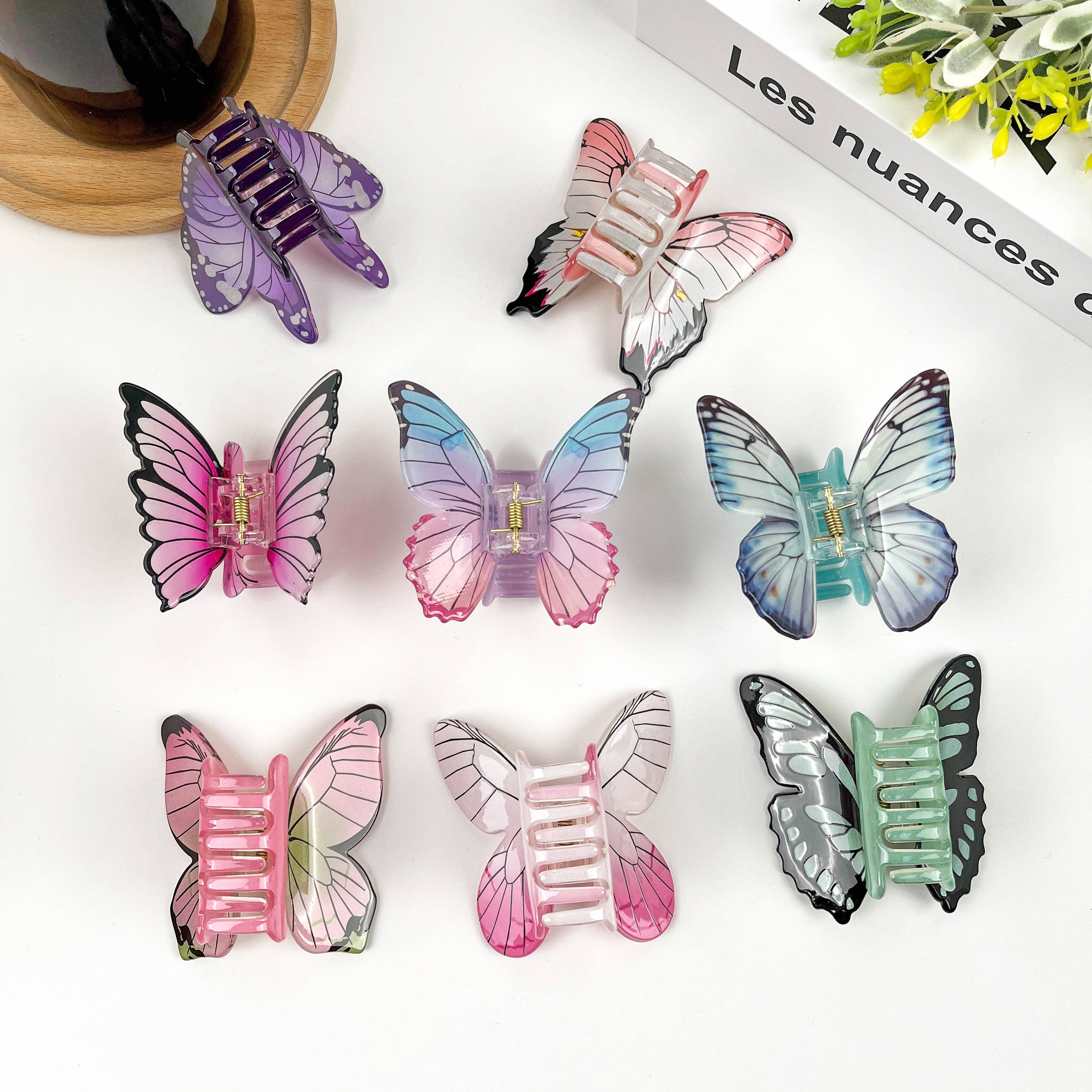 TheDivaSoap - Wholesale Hair Clip - Women's - Colorful Butterfly Hair Clip11