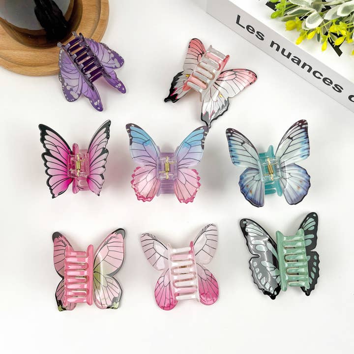 TheDivaSoap - Wholesale Hair Clip - Women's - Colorful Butterfly Hair Clip11
