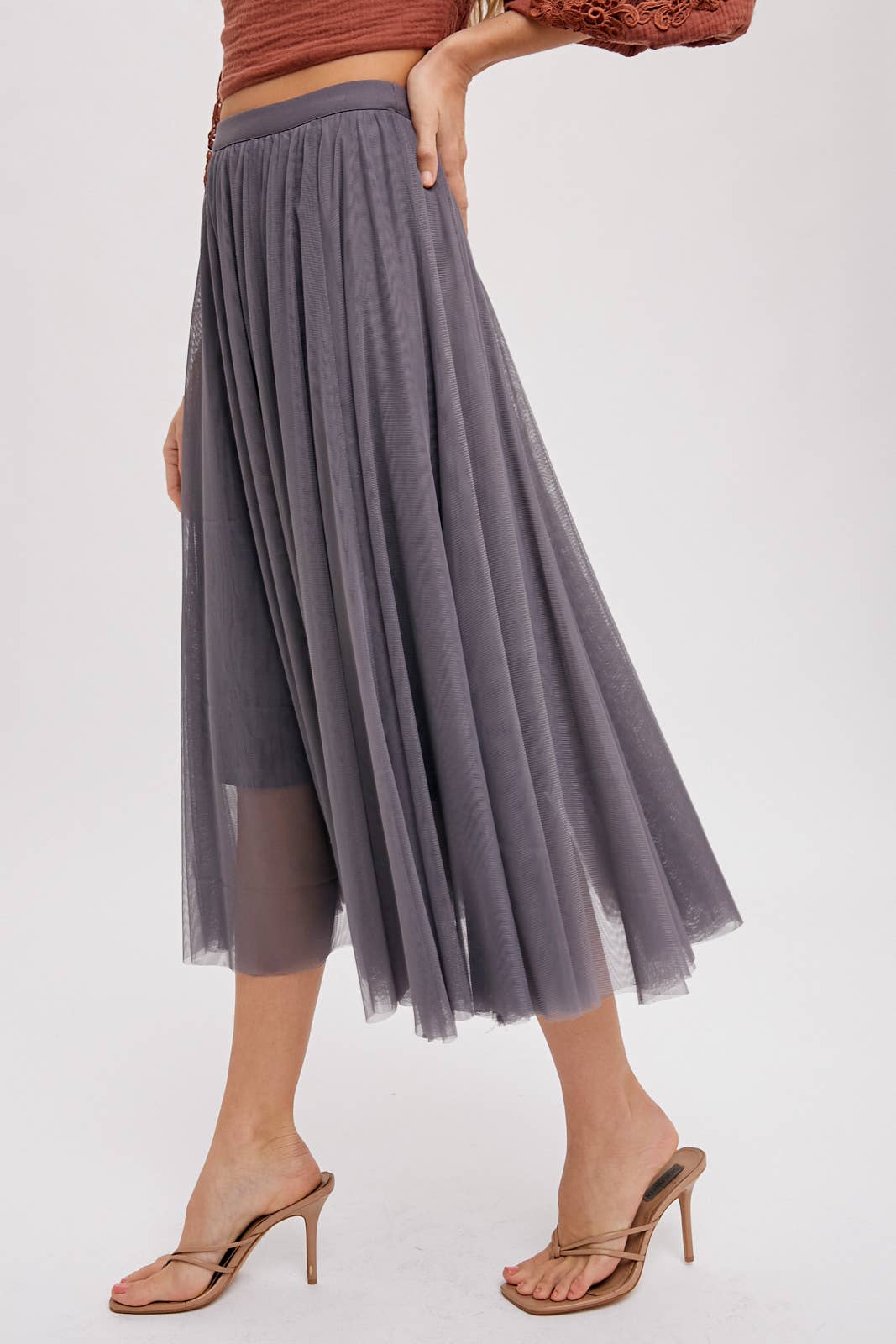 Bluivy - Wholesale Skirt - Women's - TULLE MIDI SKIRT29