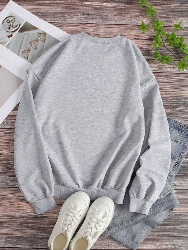 Rosa Clothing - Wholesale Sweatshirt - Women's - God is Good All The Time print crew sweatshirt2