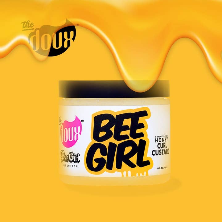 The Doux - Wholesale Hair Styling Gel/Mousse - BEE GIRL Honey Curl Custard 16oz1